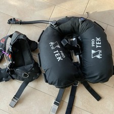 Wing X tec Pro TEK Mit Blase Und scubapro Harness Größe S