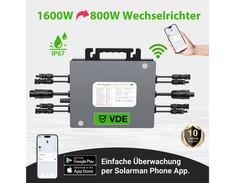 1600W DROSSELBAR AUF 800W