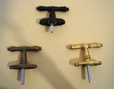 Fenstergriff, in drei