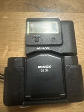 Kleinbildkamera Minox EL mit Blitzgerät und Tasche, gut erhalten