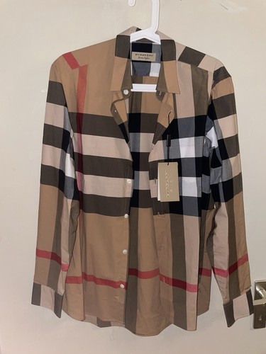 Burberry shirt hemd camel - /,