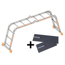 Layher Topic 1057 Kofferraumleiter Arbeitsbühne Gelenkleiter 4x3 Sprossen