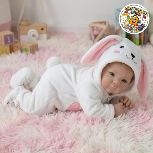 Babypuppe reborn cm mit - reborn,,