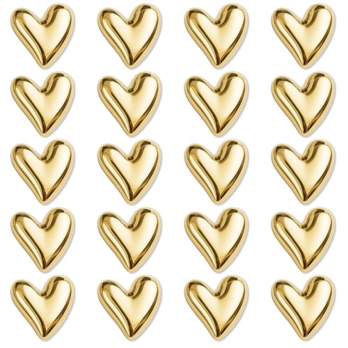 Kühlschrankmagnete herz gold - kühlschrankmagnete,