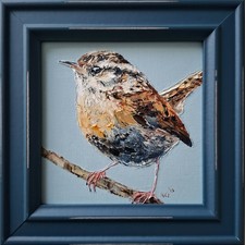 Original Vogel Gemälde