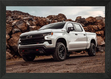 Weißer Chevrolet Silverado