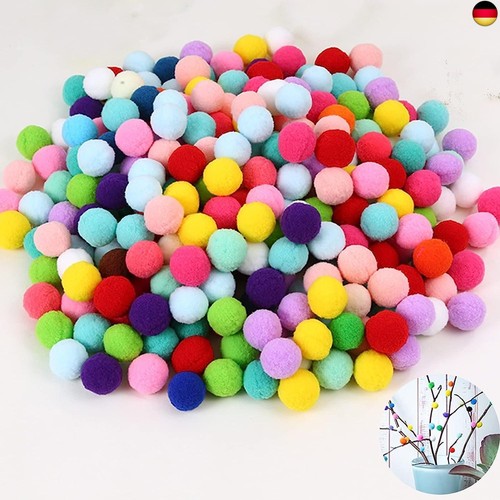500 stück bunte pompons - stück,