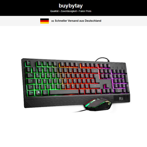 Gaming tastatur maus set rgb - &,