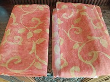 Gardinenstoff Stoff Store Meterware ca. 150 x 300 aprikot ocker Herbst Tischdeck