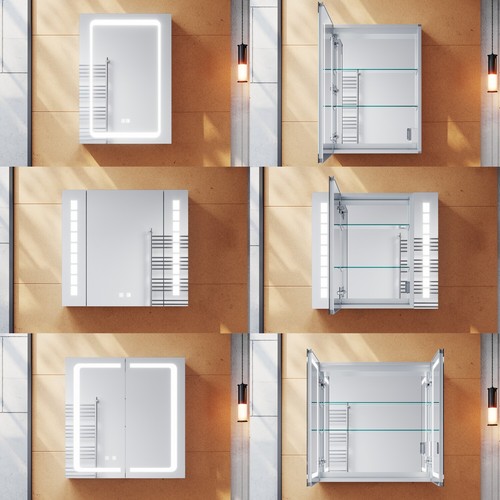 Spiegelschrank bad mit - bad, led