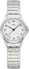 TEMPIC Damen Analog Quarz Armband Uhr 12066037 Edelstahl silberfarben 28 mm