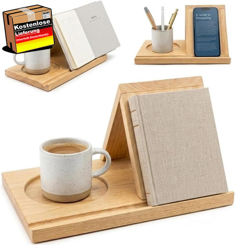 Holz buchständer dreieck - buchständer,