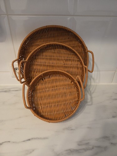 Rattan korb set - korb,