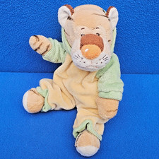 KIK TIGER STOFFTIER 20 CM KUSCHELTIER  RASSEL WEICH PLÜSCHTIER WILDKATZE