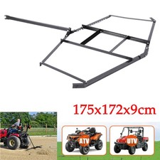 Schleppegge Wiesenegge Wiesenschleppe Rasentraktor Bodennivellierung 175x172x9cm