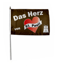 Stockflagge Fahne Flagge Herz