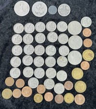 DM Münz Konvolut von 1940 - 1995 circa 32 Deutsche Mark Münzen Sammeln Coin