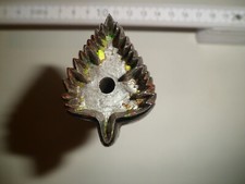 altes antikes Stanzeisen Schlageisen Blatt um 1900 ( 1G)