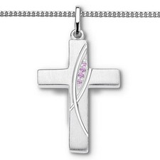 Mädchen Zirkonia Kreuz
