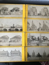 Stereo View Albumin Photo, 16 x Paris um 1880/90