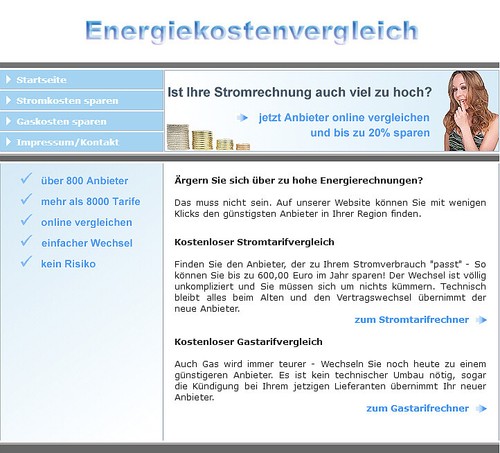 Energiekostenvergleich - ,
