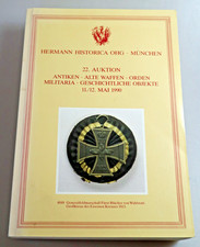 Militaria Katalog Hermann Historica München - 22. Auktion Mai 1990