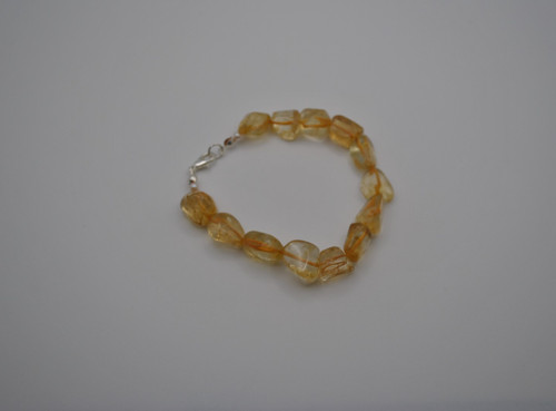 Citrin nuggets förmig armband - nuggets,