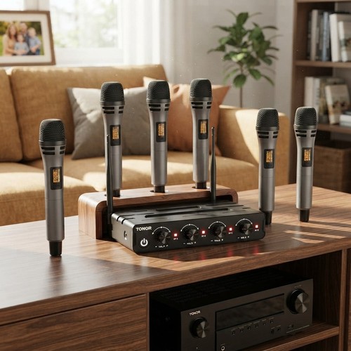 Drahtloses mikrofonsystem - drahtloses,