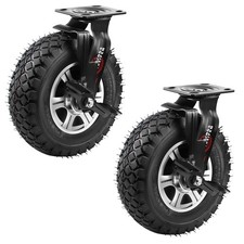 2X Luftrad Lenkrollen 340kg