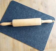 Altes Nudelholz 50er Jahre Holz Teigausroller Rollholz L 45 cm Vintage Nachlass 