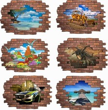 Wandtattoo Wandbild 3D