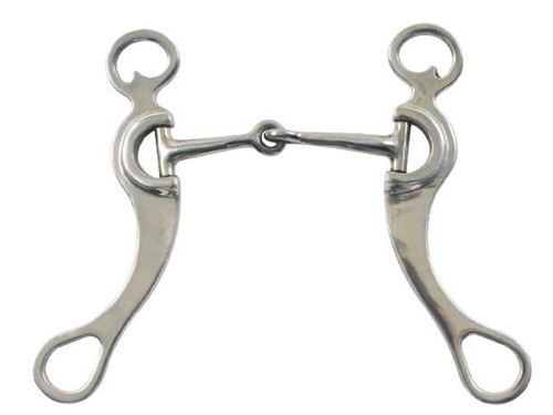 Alu snaffle bit mit shanks - alu,