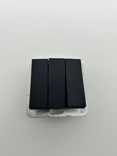 Gira 2840005 3-fach Aus Schalter BS + System 55 E2 Wippe schwarz matt