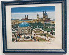 Kunst-Druck von Petra Moll – signiert, Szene aus München