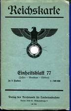 Reichskarte  77 - Zossen Beeskow Lübben Luckau Lübbenau Burg Spreewald Vetschau