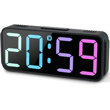 Regenbogen-Alarmuhr für