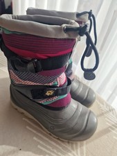 JACK WOLFSKIN Kinderschuhe Stiefel Winter Herbst gefüttert Gr 31 Wasserfest Warm