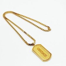 NO TARIFF Versace Halskette mit Anhänger Gold 2270321
