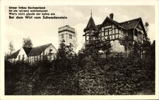 Ak Schwedenstein bei Pulsnitz