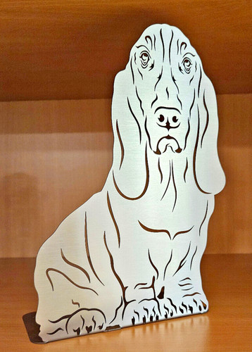 Aufsteller basset hound - basset, höhe