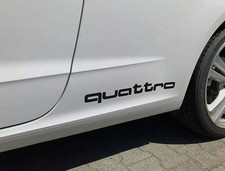 Teilen 2 x quattro Aufkleber