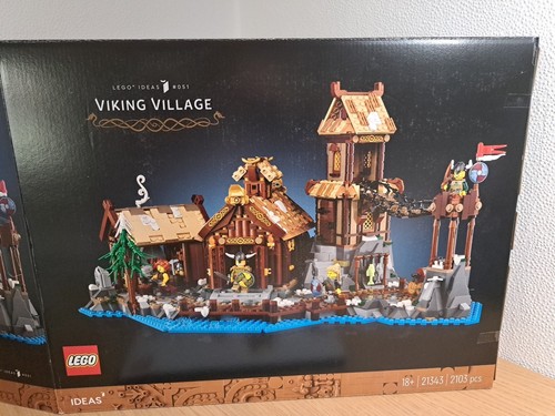 Lego ideas viking village - lego,