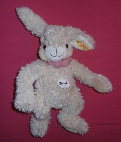 Steiff hase manni knopf fahne - manni,