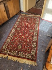 Brücke, Teppich 180x90 HERAT Halbmond VINTAGE DDR Sammlerstück