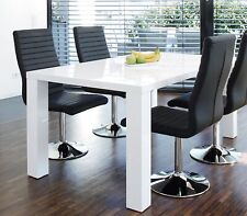 Esstisch Hochglanz weiß