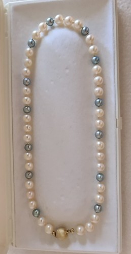 Echte perlenkette mit - echte,