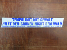 Automobile Ges. Tempolimit mit