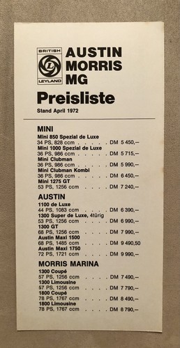 Prospekt preisliste leyland - prospekt,