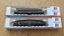 Roco, Spur N, 25572, 25573, 2-teiliges Schwerlastwagen Set, Ladung Stahl, OVP