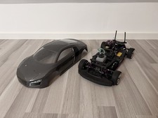 HSP 1:10 Nitro Glattbahner Verbrenner RC Tourenwagen mit Audi R8 Karosserie